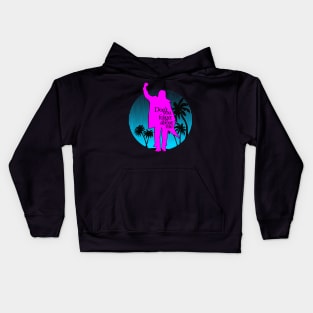 80's Breakfast club neon Kids Hoodie